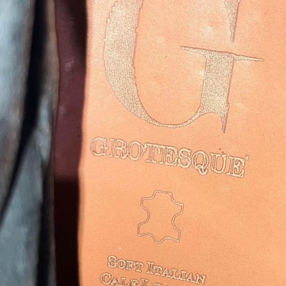 Women’s size 39 “Grotesque Shoes”, handsown Italian soft calf leather boots - Picture 7 of 13